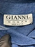 Gianni Blue 3/4 Sleeve Button-Down Shirt Size 16 - photo 7