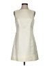 Carmen Marc Valvo 100% Polyester Solid Ivory Cocktail Dress Size 2 - photo 1