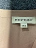 Repeat Cashmere 100% Silk Tan Long Sleeve Silk Top Size S - photo 7