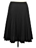 Express 100% Polyester Solid Black Formal Skirt Size 7 - 8 - photo 2