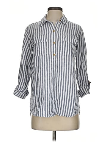 Ellen Tracy 3/4 Sleeve Button-Down Shirt (view 1)