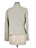 Chico's 100% Polyester Chevron-herringbone Ivory Blazer Size Med (1) - photo 2