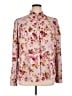 Express 100% Polyester Floral Pink Long Sleeve Blouse Size XL - photo 1