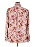 Express 100% Polyester Floral Pink Long Sleeve Blouse Size XL - photo 2