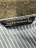 Zara Blue Long Sleeve Blouse Size M - photo 7