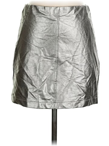 Francesca's Faux Leather Skirt (view 1)