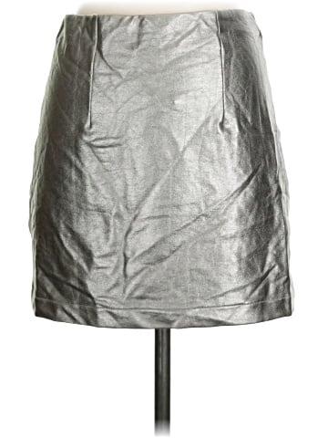 Francesca's Faux Leather Skirt (view 2)