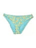 J.Crew Floral Blue Swimsuit Bottoms Size S - photo 1