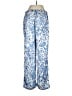 Talbots 100% Polyester Paisley Blue Casual Pants Size M - photo 2