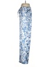 Talbots 100% Polyester Paisley Blue Casual Pants Size M - photo 5