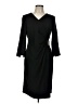 St. John Solid Black Cocktail Dress Size 10 - photo 1