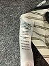 FRAME 100% Polyester Stripes Ivory Long Sleeve Blouse Size XL - photo 8