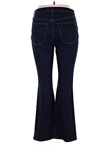 Madewell Skinny Flare Jeans in Rinse Wash (view 2)