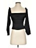 Wilfred 100% Polyester Black 3/4 Sleeve Blouse Size XS - photo 1