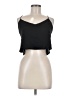 LUCCA 100% Polyester Black Sleeveless Top Size M - photo 1