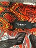 Torrid 100% Rayon Print Red Casual Pants Size 1X Plus (1) - photo 4