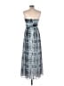Calvin Klein 100% Polyester Blue Cocktail Dress Size 10 - photo 2