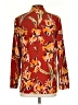 Daniel Rainn 100% Polyester Floral Red Blazer Size S - photo 2