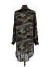Sanctuary Camo Green 3/4 Sleeve Blouse Size L - photo 2