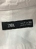 Zara Solid Ivory Long Sleeve Button-Down Shirt Size 7 - photo 3