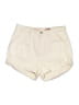 Pilcro Solid Ivory Khaki Shorts Size 8 - photo 1