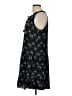 Sanctuary 100% Rayon Floral Black Casual Dress Size L - photo 5