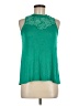 Eyeshadow Green Sleeveless Blouse Size M - photo 1