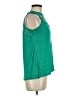 Eyeshadow Green Sleeveless Blouse Size M - photo 4
