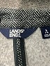 Lands' End 100% Polyester Chevron-herringbone Gray Coat Size S - photo 6