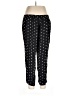 Ann Taylor LOFT 100% Viscose Polka Dots Black Casual Pants Size XL - photo 2
