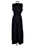 Naked Zebra Solid Black Jumpsuit Size L - photo 1