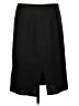 AKRIS Solid Black Formal Skirt Size 8 - photo 1