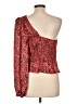 Heartloom 100% Polyester Red 3/4 Sleeve Blouse Size L - photo 2