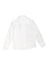 Calvin Klein Solid White Long Sleeve Button-Down Shirt Size 5 - photo 2