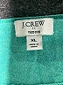 J.Crew Factory Store 100% Cotton Teal Pullover Sweater Size XL - photo 7