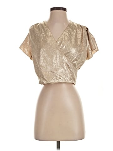 Zara Basic Short Sleeve Blouse (view 1)