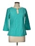 Zara Basic Teal 3/4 Sleeve Top Size L - photo 1