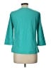 Zara Basic Teal 3/4 Sleeve Top Size L - photo 2