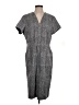 Escada Houndstooth Gray Casual Dress Size 4 - photo 1