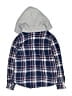 Weatherproof 100% Cotton Plaid Blue Jacket Size 4T - photo 2