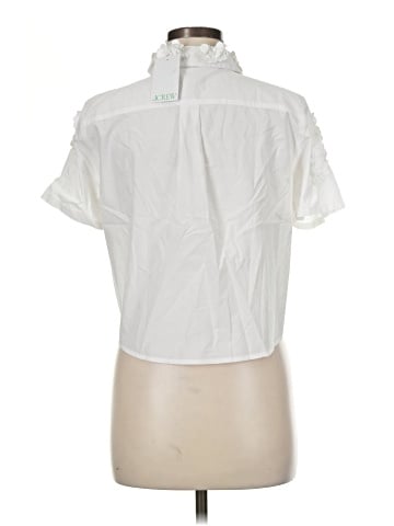 J.Crew Collection Short Sleeve Blouse (view 2)