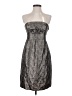 Moulinette Soeurs Metallic Silver Cocktail Dress Size 4 - photo 1