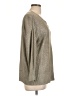 Nic + Zoe Metallic Silver Pullover Sweater Size L - photo 4