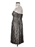 Moulinette Soeurs Metallic Silver Cocktail Dress Size 4 - photo 5