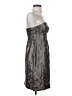 Moulinette Soeurs Metallic Silver Cocktail Dress Size 4 - photo 4