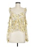 Intermix 100% Silk Yellow Sleeveless Silk Top Size 6 - photo 1