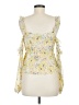 Intermix 100% Silk Yellow Sleeveless Silk Top Size 6 - photo 2
