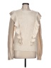 Skies Are Blue Ivory Turtleneck Sweater Size L - photo 1
