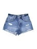 Cotton On 100% Cotton Blue Denim Shorts Size 26 waist - photo 1