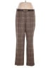 Cato Plaid Brown Dress Pants Size 14 - photo 1